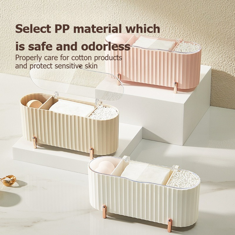 家庭用トイレ収納ボックス、透明な蓋付き、化粧用クロスやメイク - Cloth Pad Reusable のレビューと価格