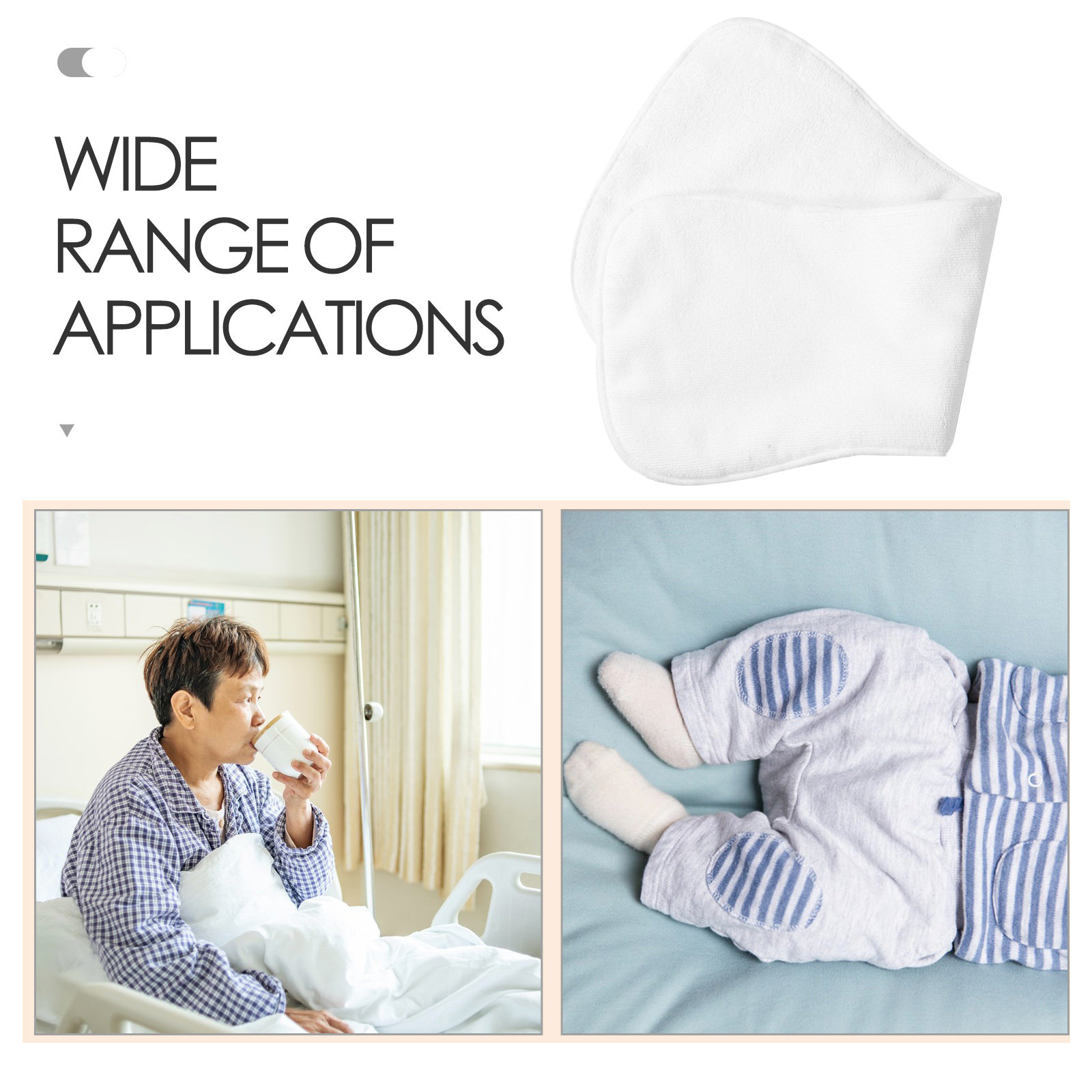 再利用可能な大人用おむつパッド。車椅子利用者向けの、4層構造 - Cloth Pad Reusable のレビューと価格