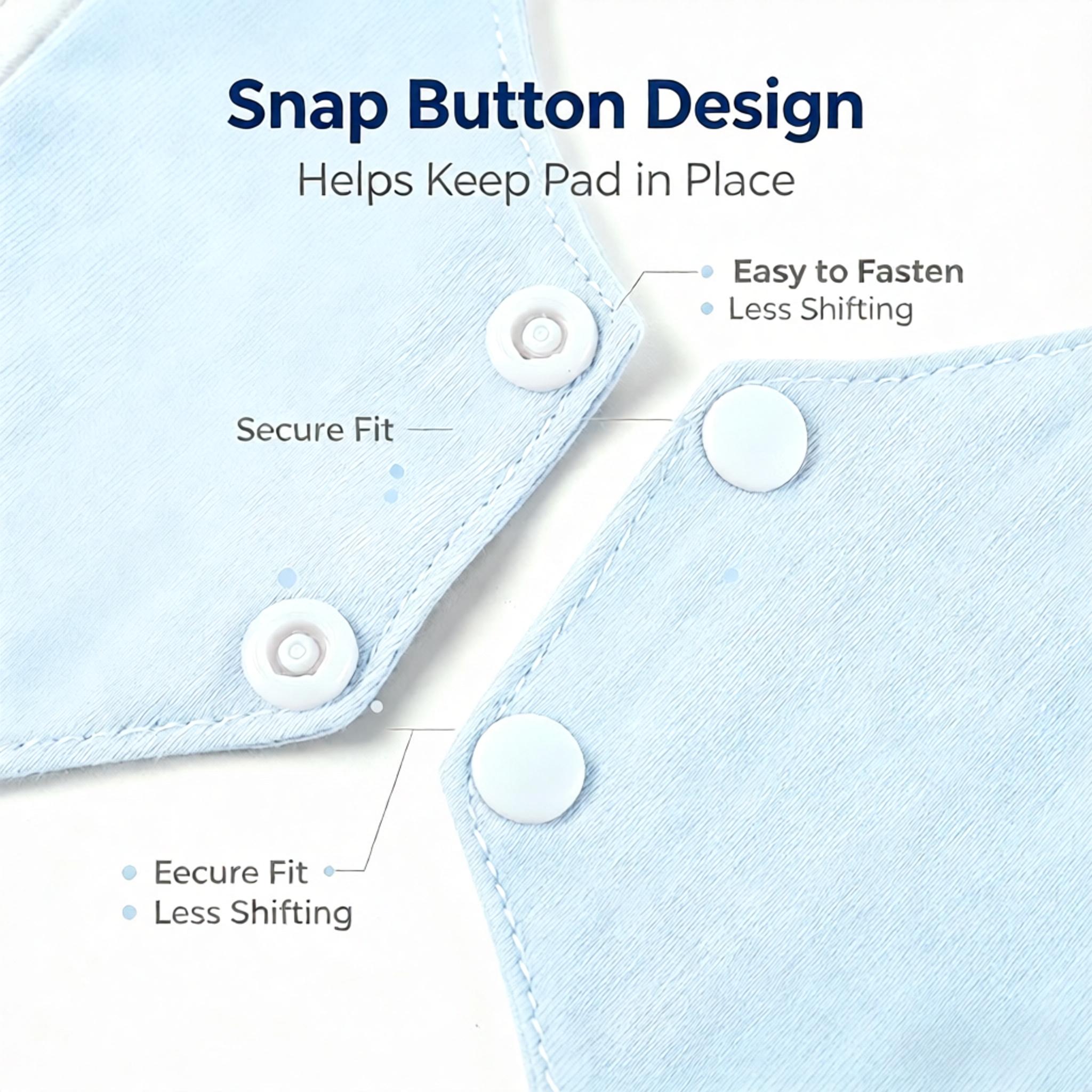 再利用可能で洗濯可能なコットン製生理用パッド5枚セット。吸収 - Cloth Pad Reusable のレビューと価格