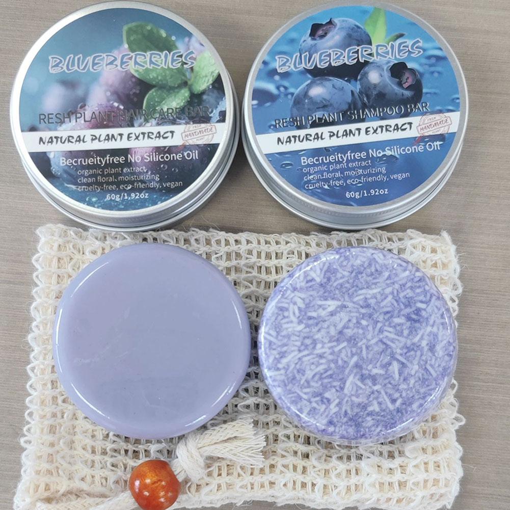植物由来ブルーベリーシャンプーバーエッセンスソープ 髪根強化 - Bar Soap Shampoo Solid のレビューと価格