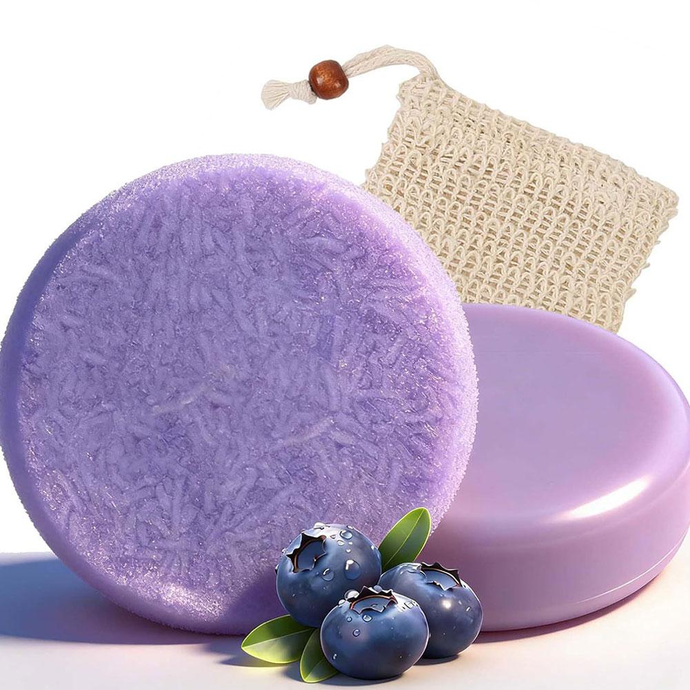 植物由来ブルーベリーシャンプーバーエッセンスソープ 髪根強化 - Bar Soap Shampoo Solid のレビューと価格