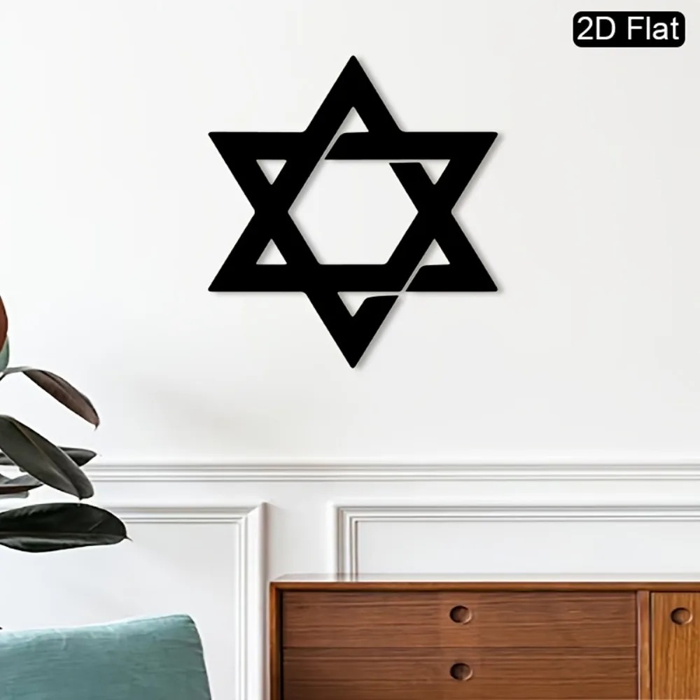 CIFBUY 鉄製ウォールアート ダビデの星 メタル彫刻 壁 - Sustainable Living Architecture のレビューと価格