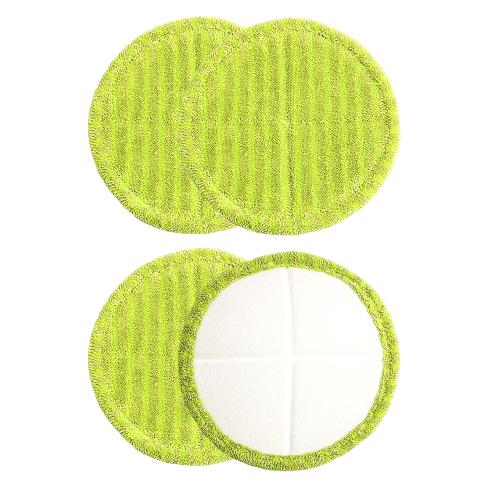 電動モップ用交換用モップパッド4枚セット。丸型で繰り返し使え - Cloth Pad Reusable のレビューと価格