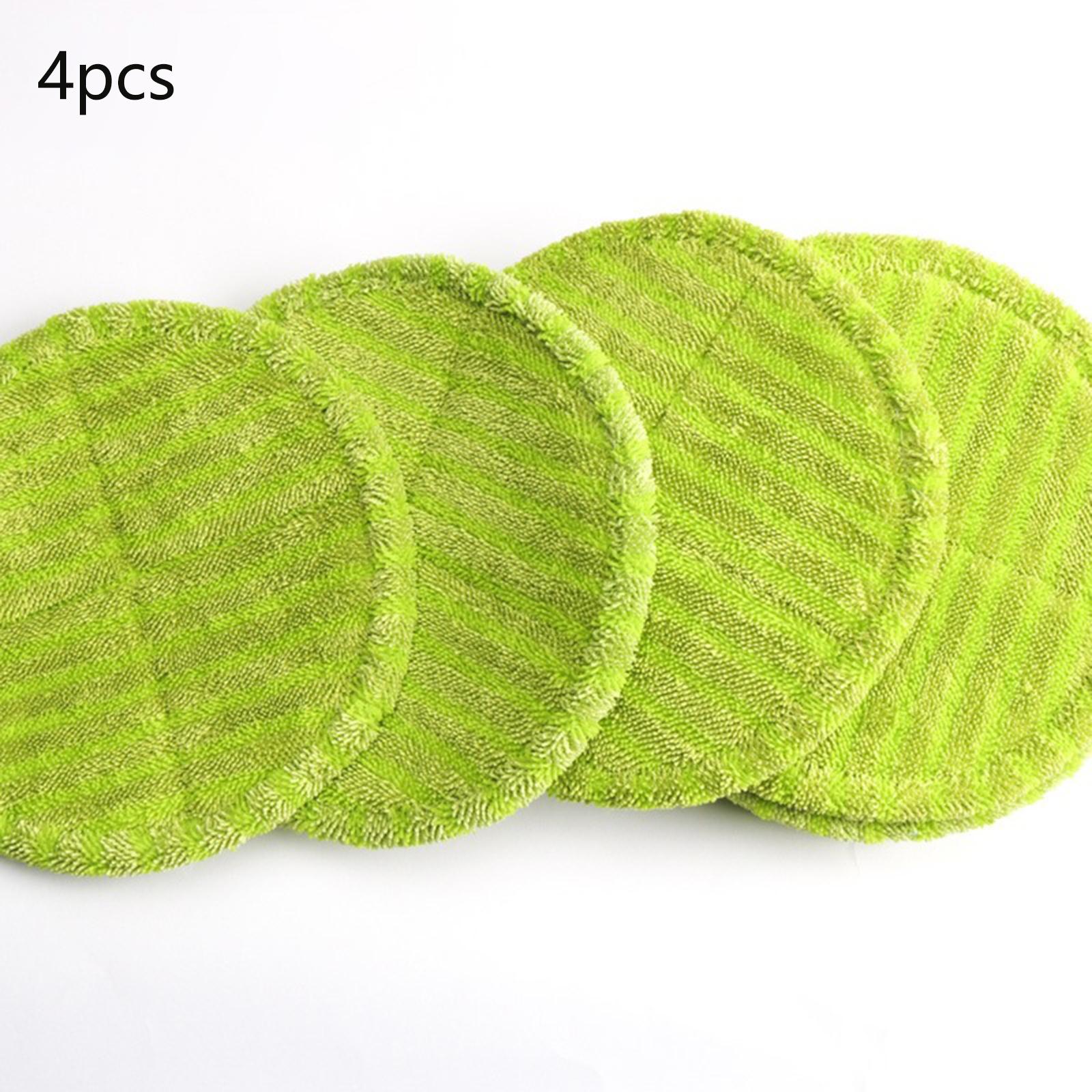 電動モップ用交換用モップパッド4枚セット。丸型で繰り返し使え - Cloth Pad Reusable のレビューと価格