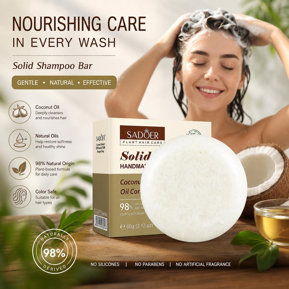 天然ココナッツシャンプーバー育毛用ディープクレンジングオイル - Bar Soap Shampoo Solid のレビューと価格